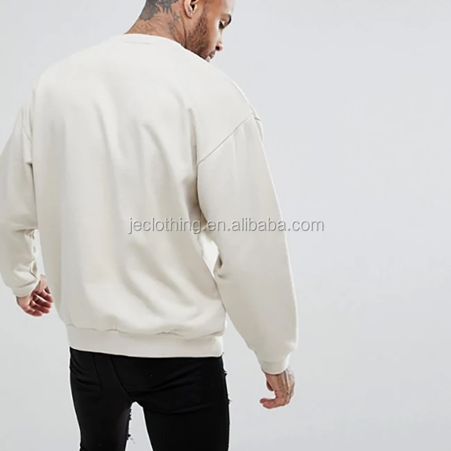 oversize crew neck sweatshirt