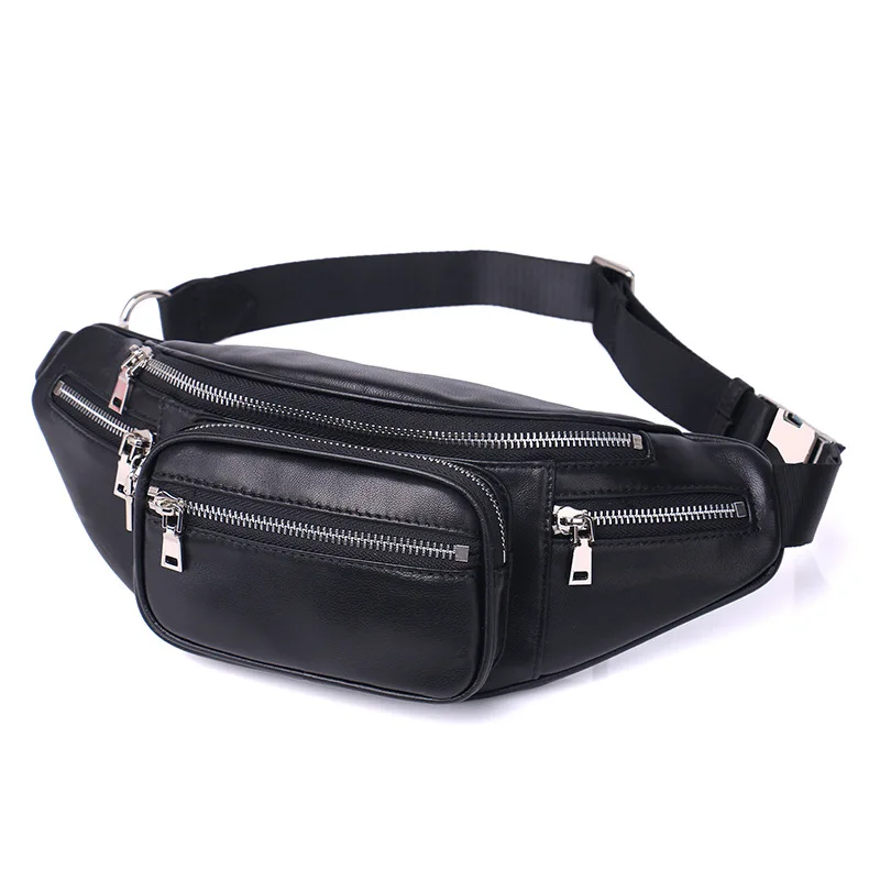 

High Quality Fashion Chain Waist Bag Travel Leisure Fanny Pack Men And Women Walking Mountaineering Belly Band