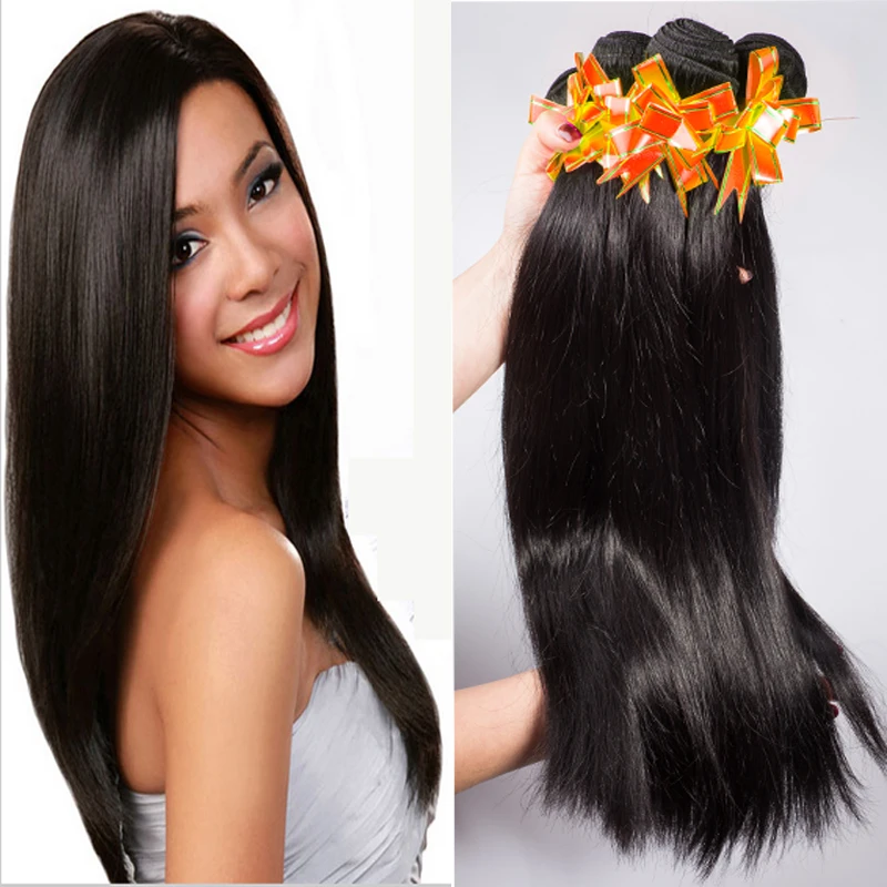 Unprocessed 7A Peruvian Virgin Hair Straight 4 Bundles Peruvian Straight Virgin Hair 100 Human Hair Extensions