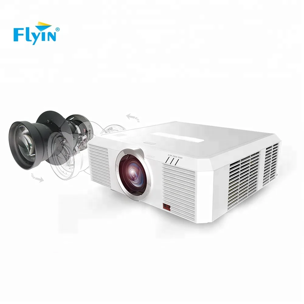 

2019 Multimedia 3LCD Large Venue outdoor Mapping 3 LCD Large Venue Projector 10000 Lumens for Building Projection, White