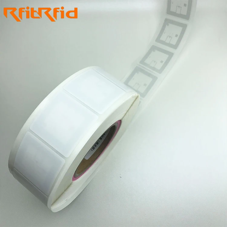 13.56mhz Rfid Sticker Book Tag Square In Roll Blank Rfid Label - Buy ...