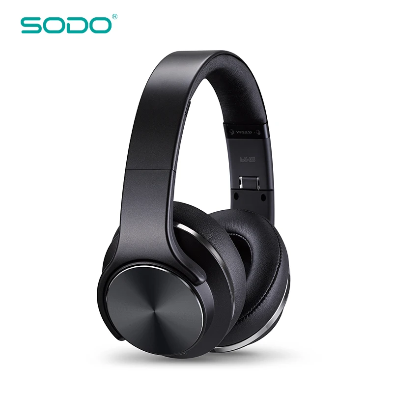 SODO MH5 Customize Logo Flip to Powerful Speaker Wireless Bluetooth Headphone ( Limited Offer )