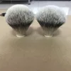 Bulb Shape 3 Band Silvertip Badger Hair Knot Shaving Brush Knot At Good Backbone