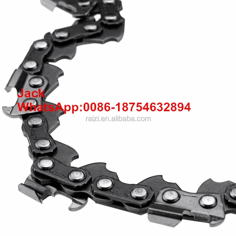 Raizi Hot Sales 3 / 8 Inch Gasoline Chainsaw Chain Diamond Chain For Cutting Stone Concrete Wood