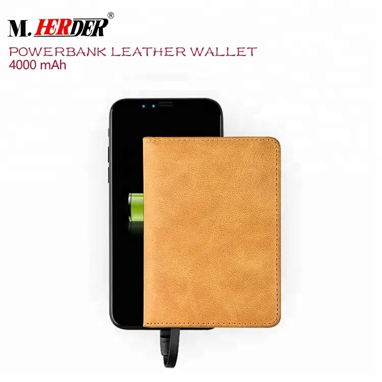 

Guangzhou factory OEM orders unisex card holder wallet powerbank