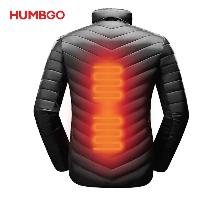 

men lightweight battery powered insulation cycling thermal jacket