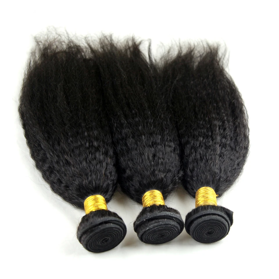 

High Feedback Virgin Cuticle Aligned Indian Temple Hair, Top Grade Stylish Kinky Straight Indian Hair Vendor, Natural color;other colors are available