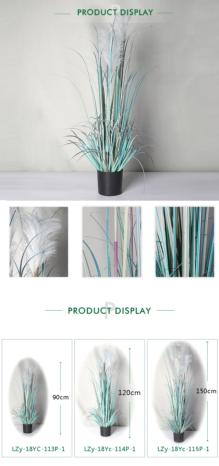 Artificial Reed Cattail Bonsai Low Price Moq Customizable Wedding Hotel