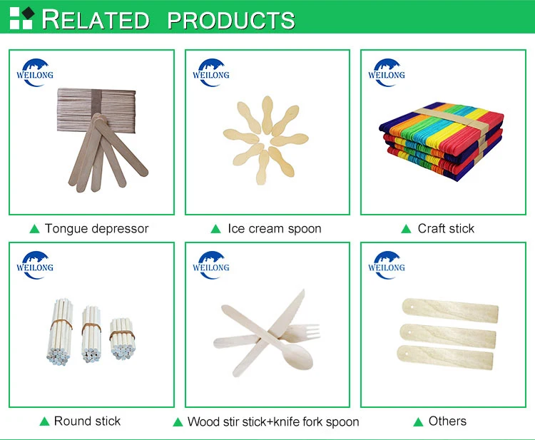 weilong 93*10*2mm ice cream sticks suitable for automatic machine