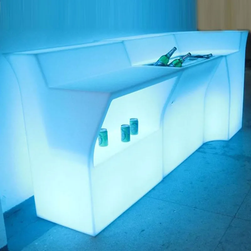 
led light bar glowing led bar counter morden led furniture for party ktv cosino and outdoor events 