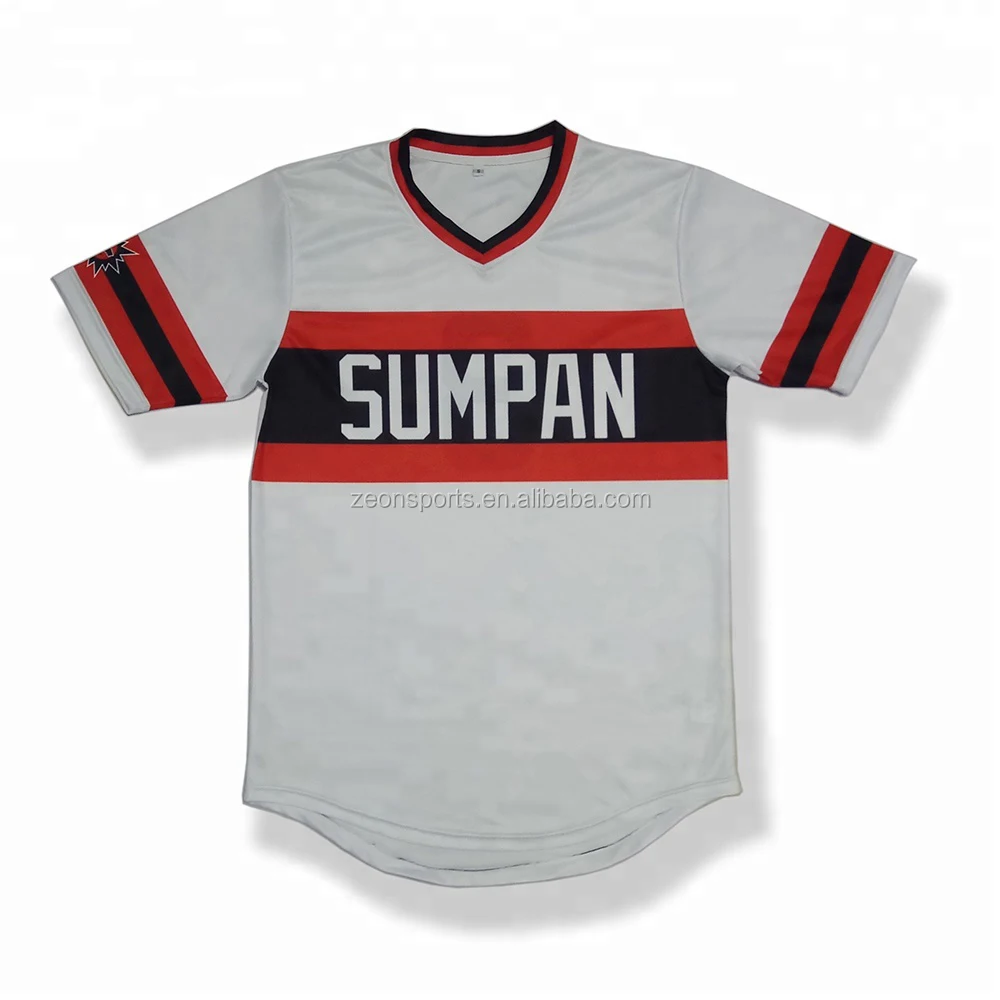 blank v neck baseball jerseys