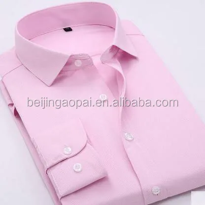 

Men's luxury solid cotton business slim fit twill custom men dress long sleeve shirt