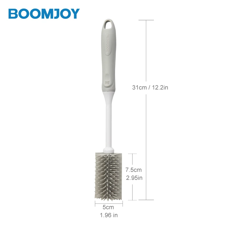 

BOOMJOY easy washed soft TPR big cup and bottle brush round brush