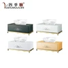 custom printed logo abs plastic and rectangular acrylic tissue box