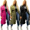 OMY5072 spring women latest fashion jacket patch mesh ruffle tail outwear