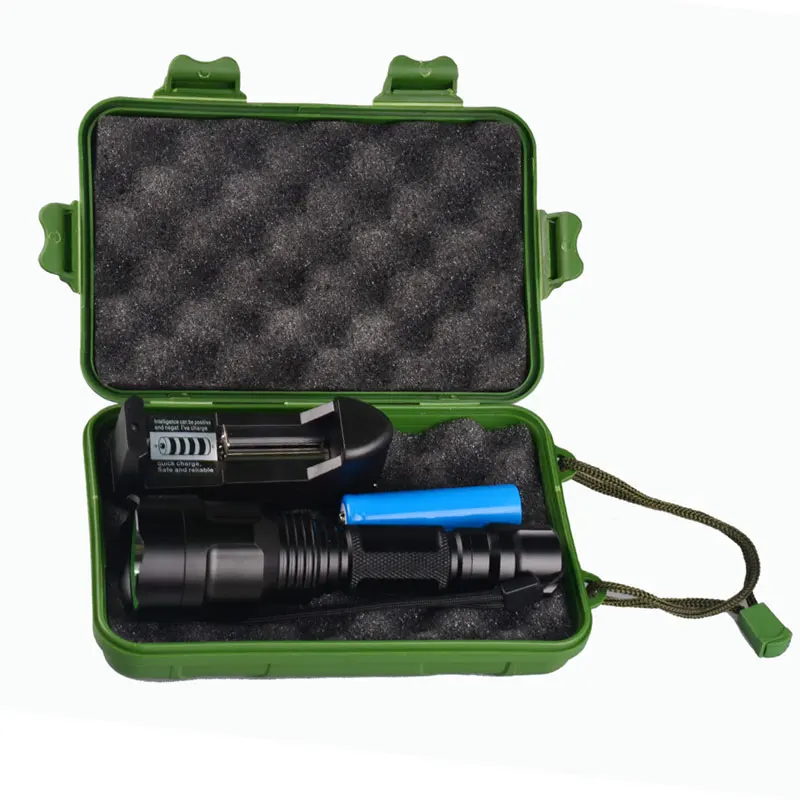Aluminum Alloy 1000 Lumens 3 Modes C8 XPE Flashlight For Camping