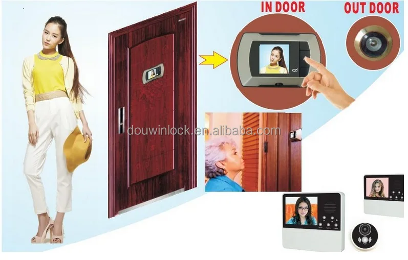 wireless cameara  door viewer for hotel, apartment,household 