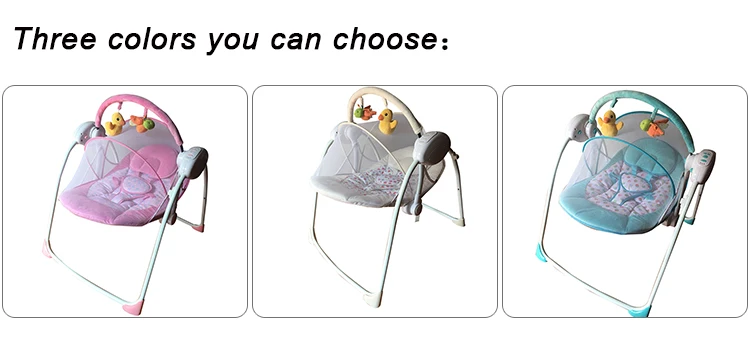 Electric Vibration Toddler Portable Rocker Baby Swing Chair / Baby Bouncer