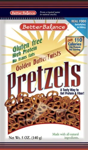 Kay's Naturals Gluten Free High Protein Golden Butter Twists Pretzels, 5-Ounce Bags (Pack of 12)