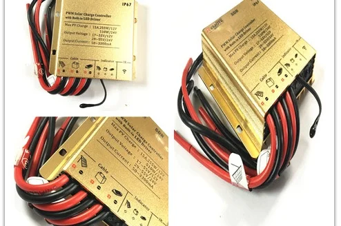 
China factory 30W to 200W circuit pwm solar charge controller with remote control 