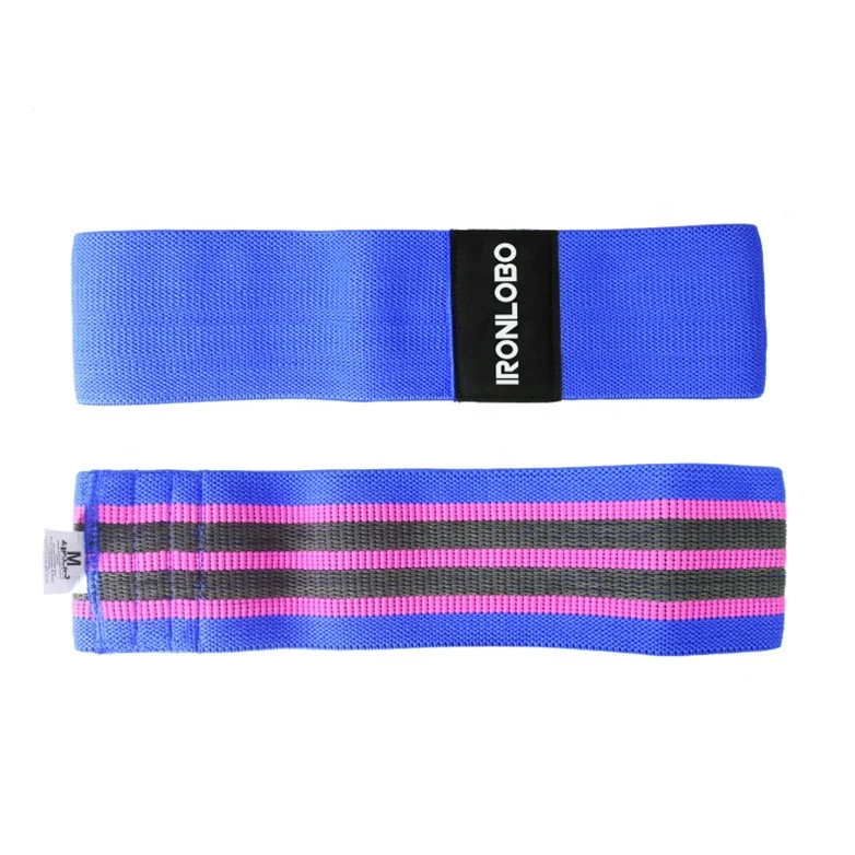 

Private Label Mini Fitness Hip Workout Exercise Resistance Bands, Pink/blue,or custom colors