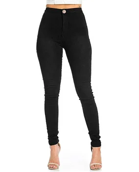 ladies black denim jeans