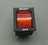 reset off overload rocker switch/electric switch and socket power socket use over load protective rocker switches