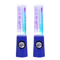 

Wholesales Twins Dual PC Phone Audio Speaker Colorful Led Lights Music Fountain Speaker For Computer