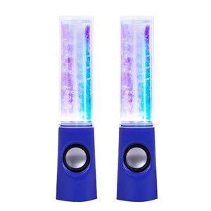 Colourful LED Lights Music Fountain Speakers PC & Phone