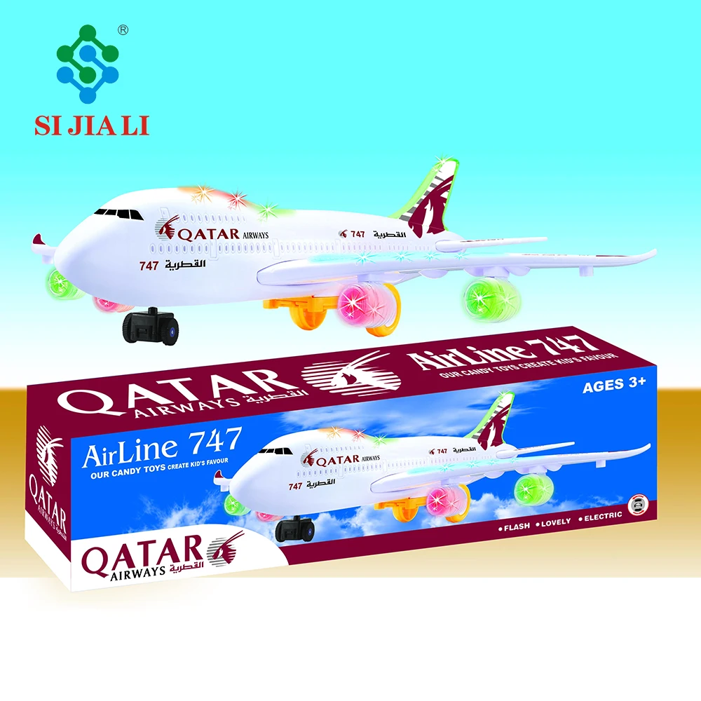 qatar airways toy airplane
