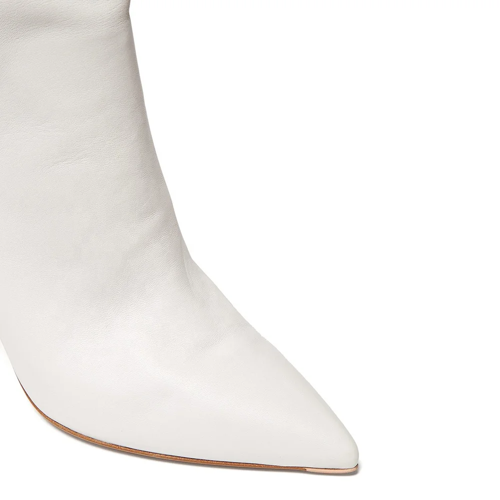 white mid calf boots (6)