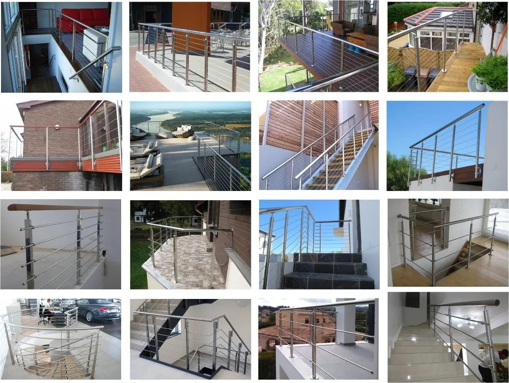 Barandas De Escaleras Y Pasamanos Posición Y Material De Acero