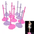 5pcs lot Random Color Dolls Toy Stand Support for Barbie Dolls Girls Prop Up Mannequin Model