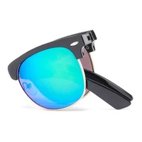 

Promotional plastic cheap gift folding black Sunglasses Foldable Sun Glasses 2019