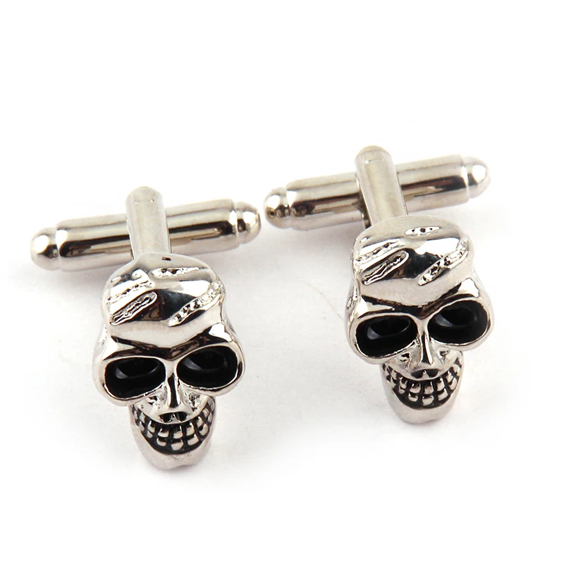 

Fashion Skull head Cufflinks,Alloy Men Cuff links, Metal Tie Clips