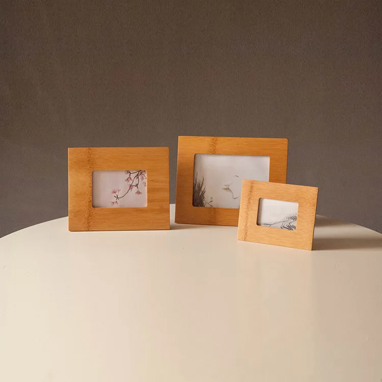 
antique cheap factory price custom making OEM bamboo picture frame factory 