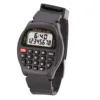 Fashion lcd kids calculator watch with stainless steel back