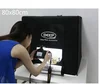 2017 new fashion portable Deep mini led studio photo shooting light soft box 40cm 60cm 80cm
