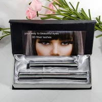 

3D Fiber Long Lasting Waterproof Eye Cosmetic OEM Makeup Volume Curling Mascara with Silver Tubes