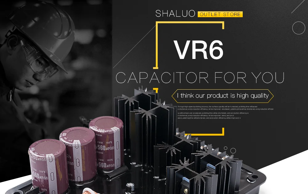 Regulador de voltaje automático VR6 para grupo electrógeno diésel avr