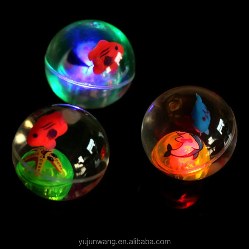 led rubber ball