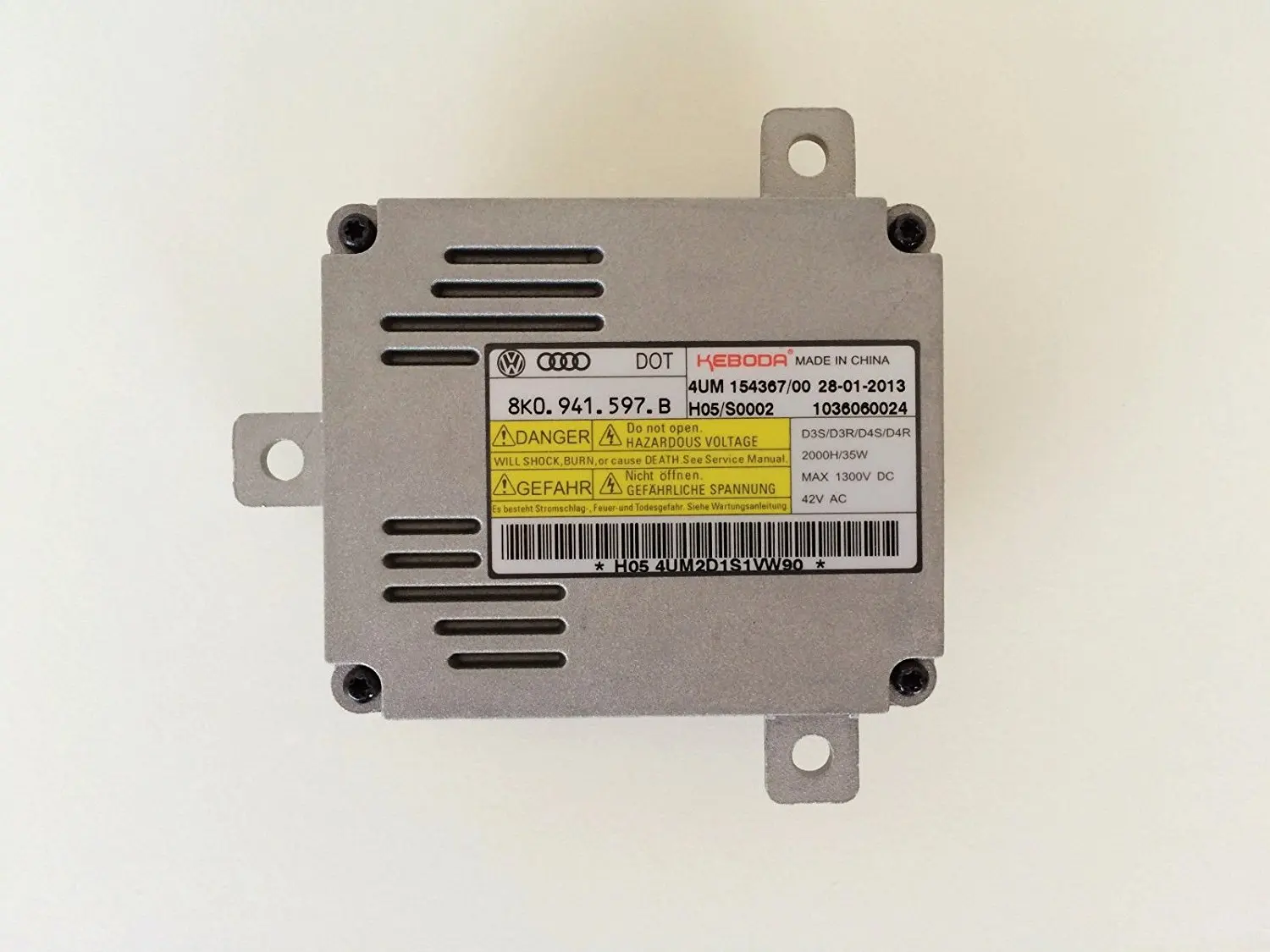 Audi A1 A3 A4 A5 A6 A8 Q5 Q7 Xenon BALLAST HID