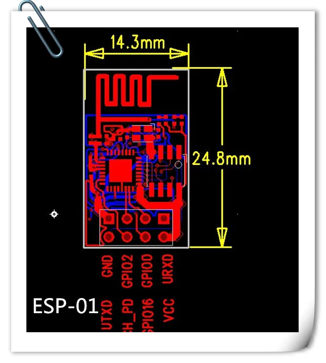 Esp8266 Module Esp8266-01 Esp-01 Esp8266 Wifi Module - Buy Esp8266 Wifi ...