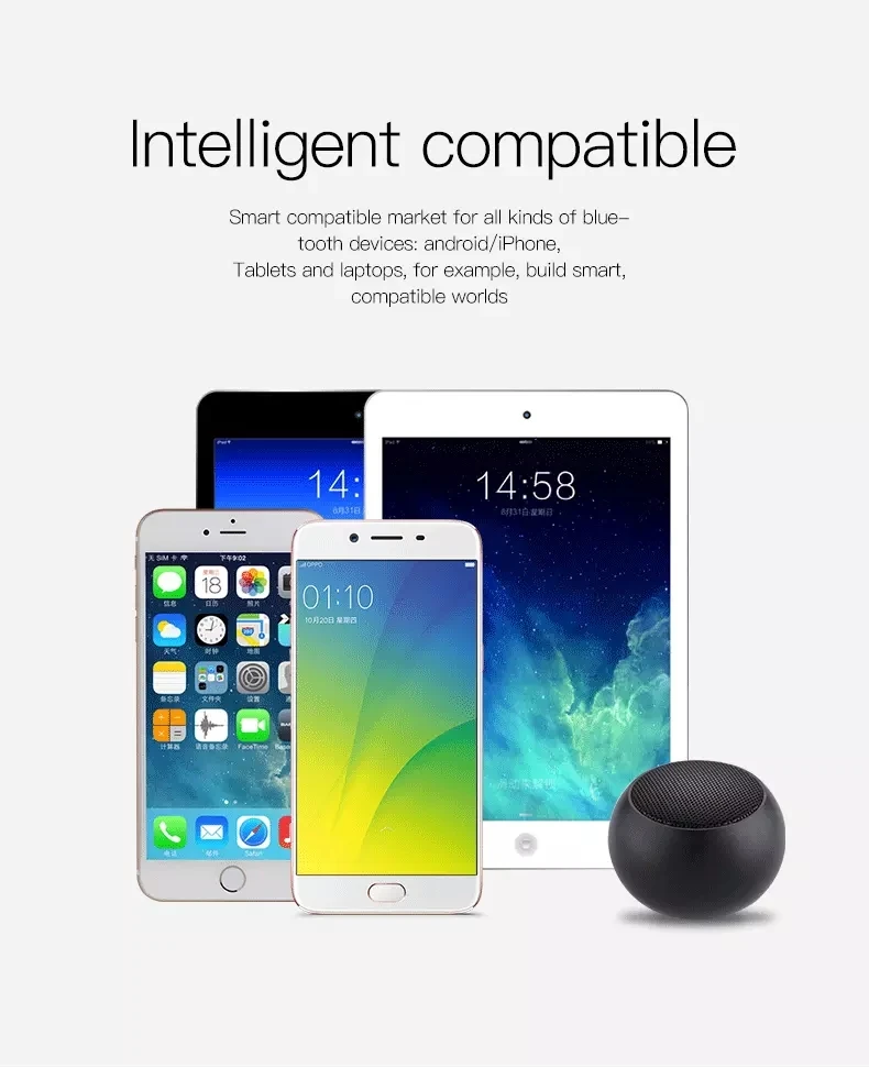 Ekinge Manufacturer Wholesaler Small Portable Metal Bluetooth Speaker - ANKUX.COM