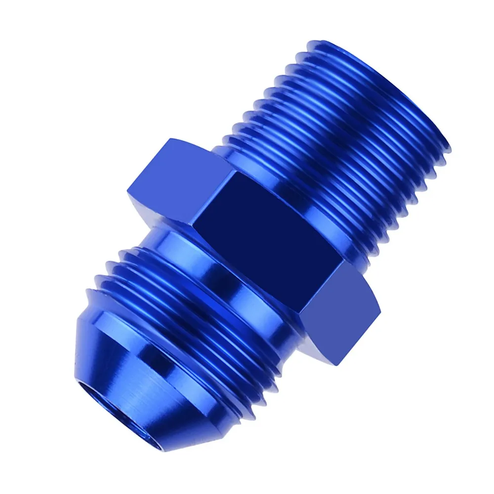 Taizhou Yibai Blue Anodized An8 1/4" Npt Adapter Fitting Buy An8