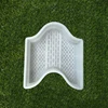 Garden path plastic concrete pavement mould DIY garden tools for making a pathway pavement pattern