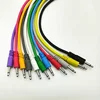 alibaba china online shopping rainbow 11 pack 3.5mm mono patch cable for Eurorack Modular audio cable