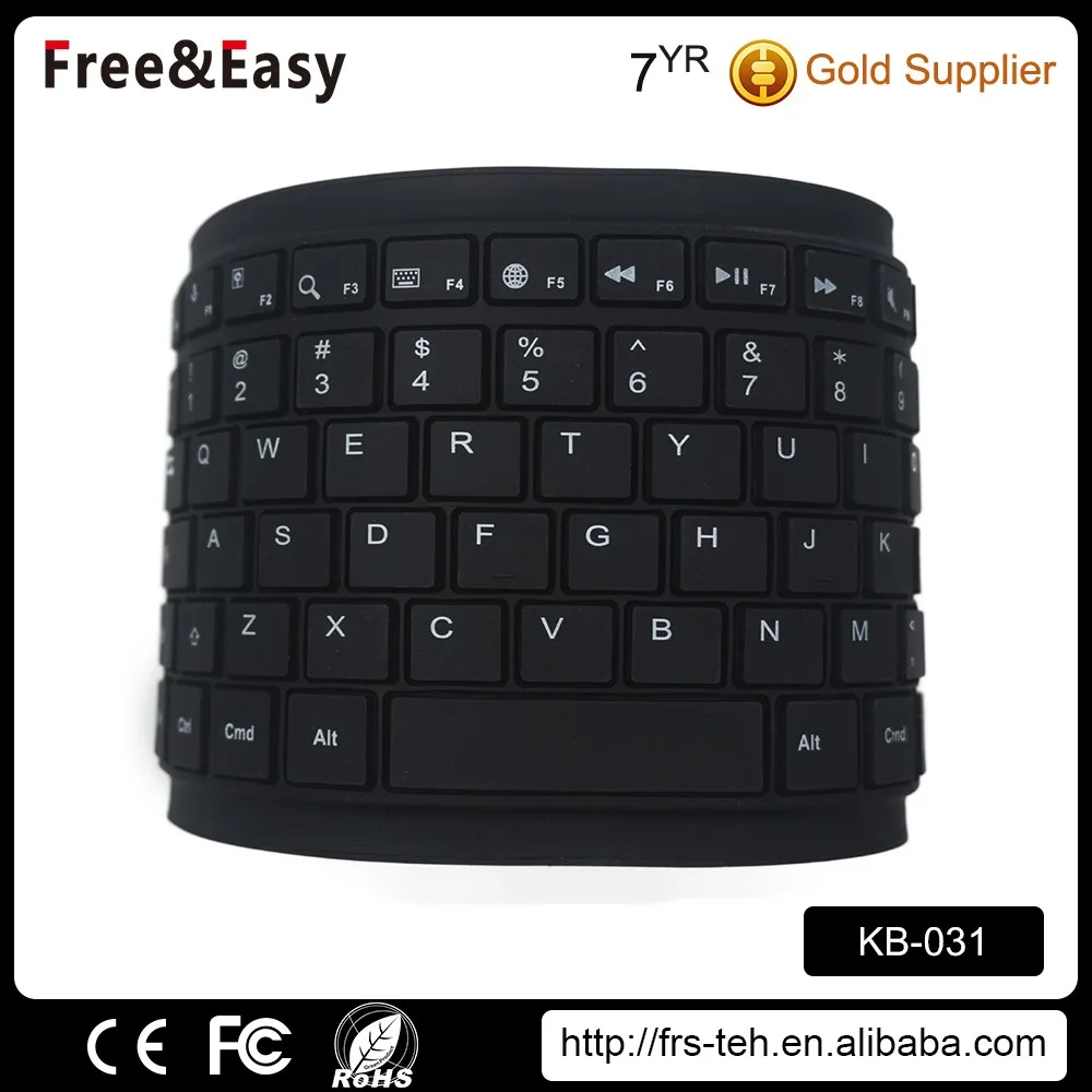 Cheap Custom Arabic Flexible Foldable Silent Wired Silicon Rubber