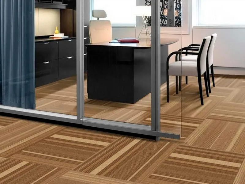 Water Resistant Rubber Backing Commercial Carpet Tiles - Buy Floor