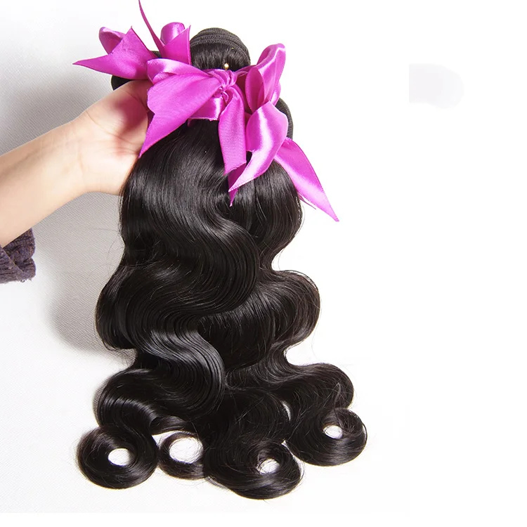 

China suppliers 9a grade body wave hair extension unprocessed brazilian hair imported brazilian hair, Natural color